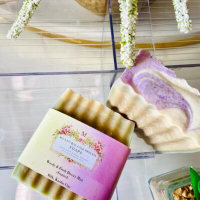 Woody and fresh breezy mist soap