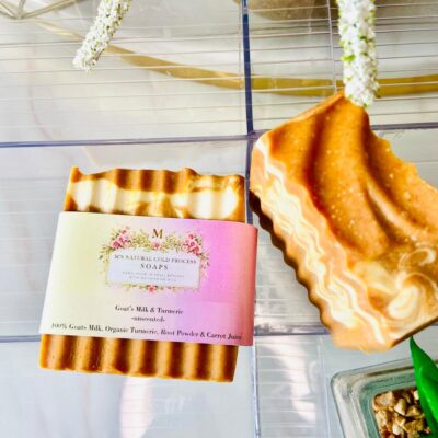 Goat’s milk and turmeric soap